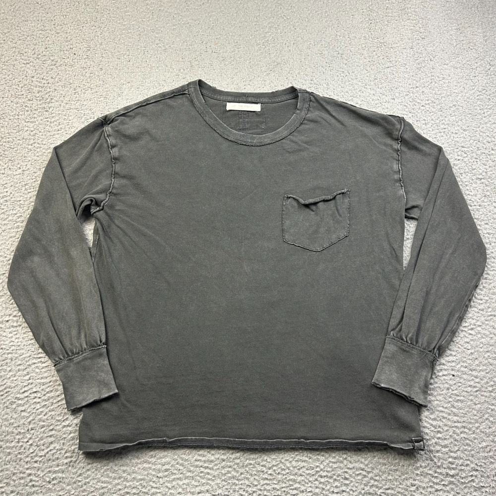 We The Free People Fade Into You Tee Long Sleeve Slouchy T Shirt FITS Medium